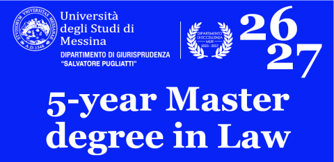 5-year integrated master degree in Law 26/27
