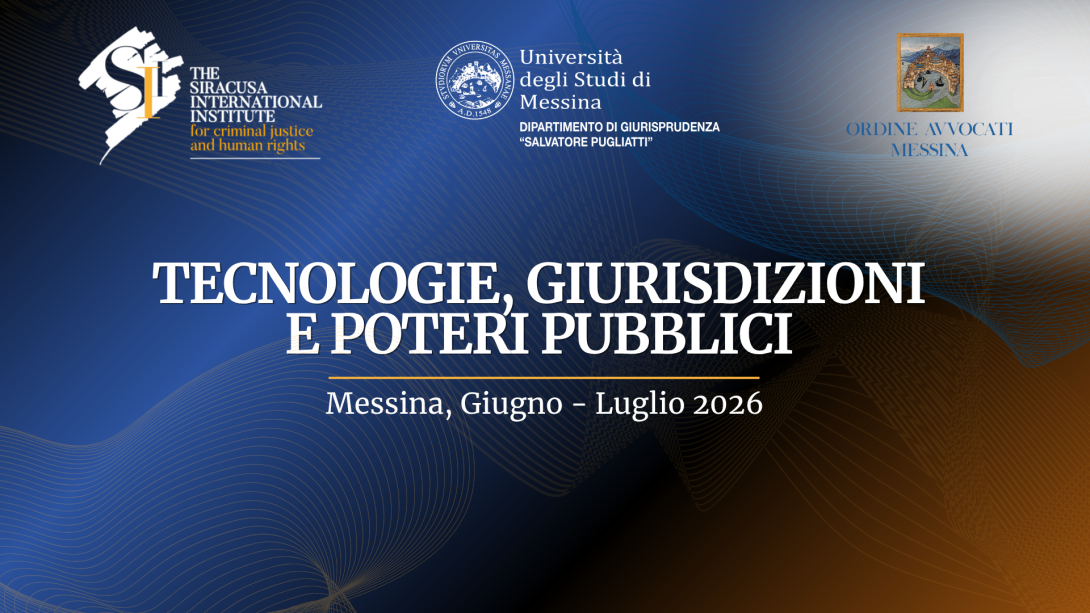 Corso avanzato “Tecnologie, Giurisdizioni e Poteri Pubblici”, Siracusa International Institute